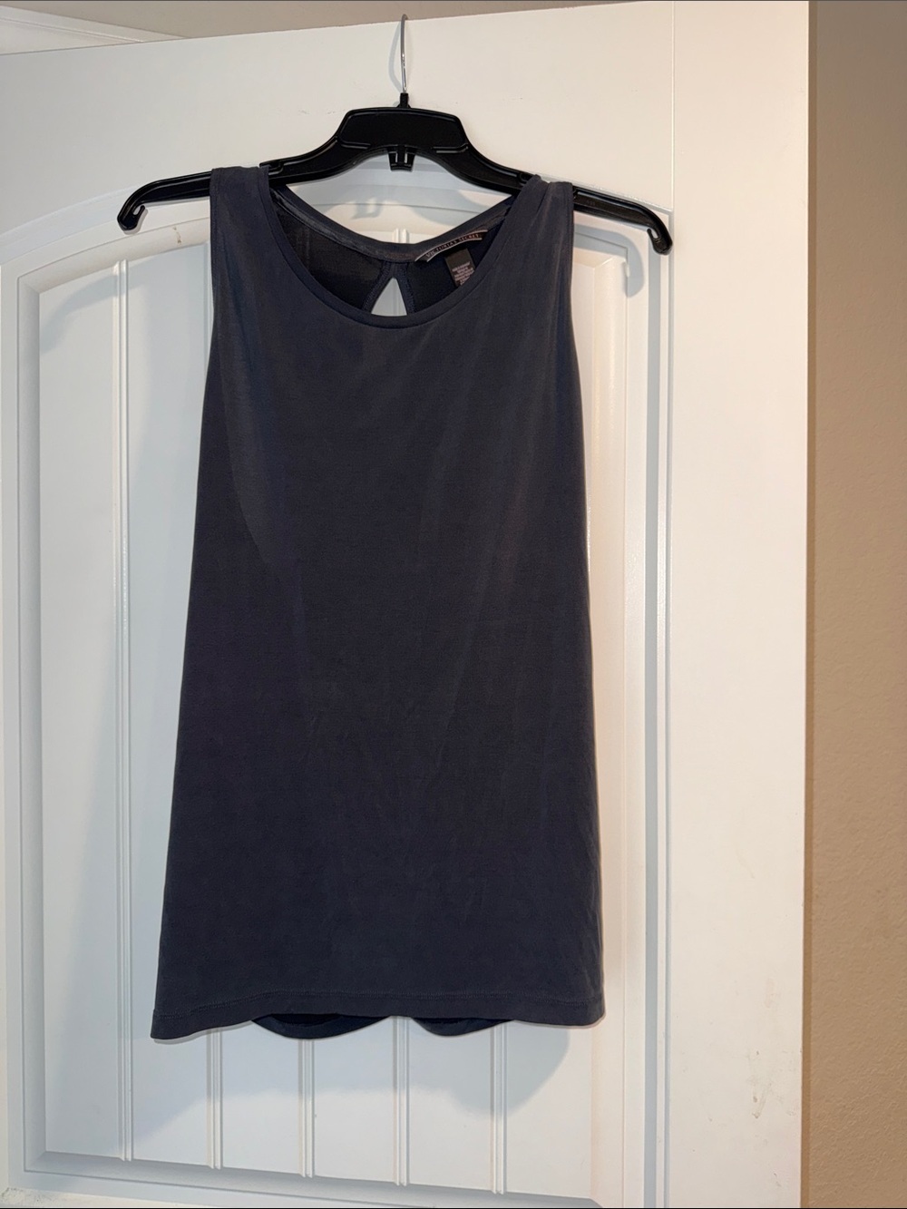 Victoria's Secret Charcoal Gray Scoop-Back Tank